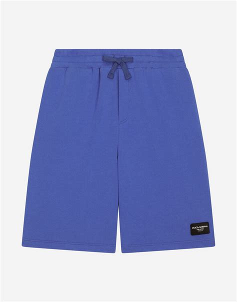 dolce gabbana jersey basketball|Jersey shorts with logo tag .